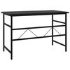 vidaXL Computer Desk Black 105x55x72 cm MDF and Metal