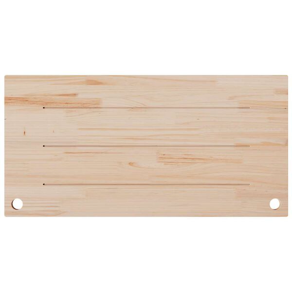vidaXL Desk Top 110x55x2.5 cm Solid Wood Pine