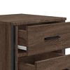 vidaXL Bedside Cabinet Brown Oak 40x41x60 cm Engineered Wood
