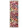 vidaXL Rug Runner LESAKA Colourful 50 x 350 cm Diamond Velvet