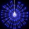 vidaXL Christmas Starburst Light 140 LEDs Blue 17 cm