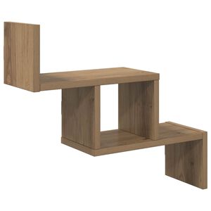 vidaXL Wall Shelf Artisan Oak 48 x 15 x 42 cm Engineered Wood