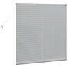 vidaXL Window Blind with Curtains Manual Silver Aluminium