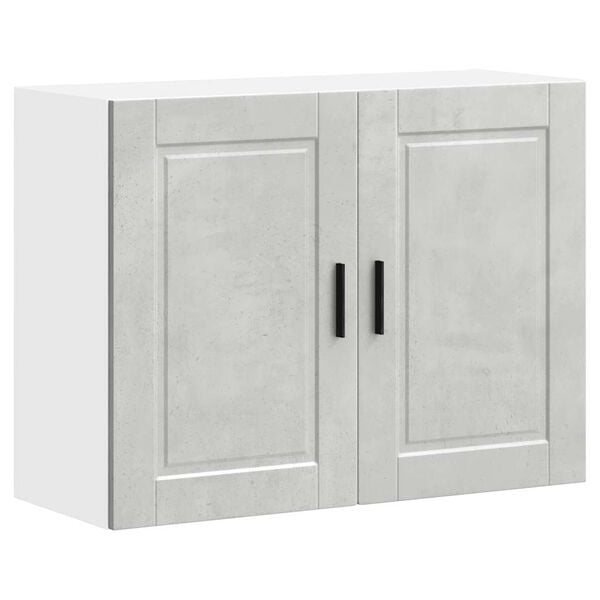 vidaXL Kitchen Wall Cabinet Porto Concrete Grey Engineered Wood