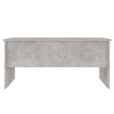 vidaXL Coffee Table Concrete Grey 102x50.5x46.5 cm Engineered Wood