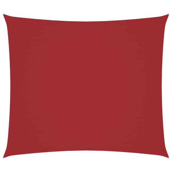 vidaXL Sunshade Sail Oxford Fabric Rectangular 2.5x3 m Red