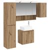 vidaXL Bathroom Cabinet Set 5 pcs Artisan Oak Engineered Wood