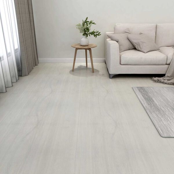 vidaXL Flooring Planks 55 pcs Cream 5.11 m&sup2; PVC