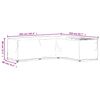 vidaXL L-Shaped Garden Furniture Cover 16 Eyelets 260x210x80 cm
