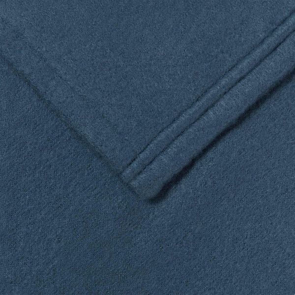vidaXL Throw Blanket Navy Blue 170 x 130 cm Fleece