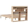 vidaXL Bookcase Bed without Mattress 135x190 cm Double Solid Wood Pine