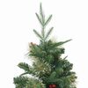 vidaXL Artificial Hinged Christmas Tree Green 150 cm PVC, PE and Steel