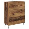 vidaXL Highboard Old Wood 69.5 x 34 x 180 cm Engineered Wood