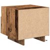 vidaXL Bedside Cabinet Old Wood 40 x 39 x 37 cm Engineered Wood