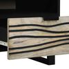 vidaXL Coffee Table Beige and Black 80 x 54 x 40 cm Solid Acacia wood