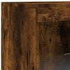 vidaXL Sideboard with LED Lights Smoked Oak 41x37x100 cm