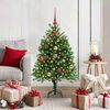 vidaXL Christmas Tree with 150 LEDs with Stand Green 120 cm PE