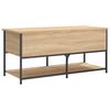 vidaXL Storage Bench Sonoma Oak 100x42.5x47 cm Engineered Wood