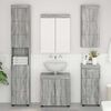 vidaXL Bathroom Furniture Set TULUM Grey Sonoma Engineered Wood