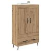 vidaXL Highboard Artisan Oak 69.5 x 31 x 115 cm Engineered Wood