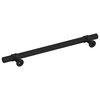 vidaXL Cabinet Handles 10 pcs Black 160 mm Stainless Steel