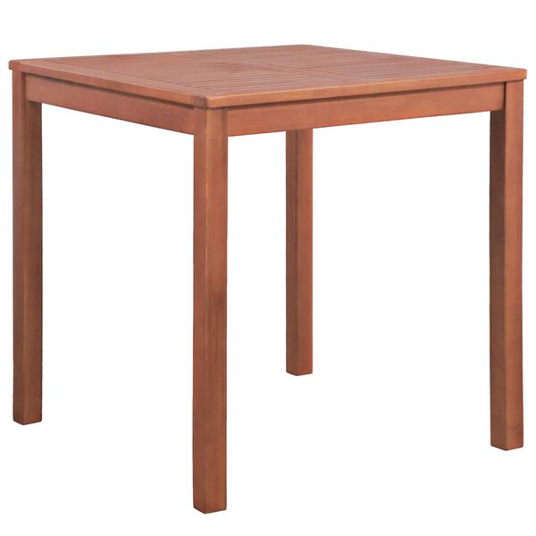 vidaXL Garden Table Brown 80 x 80 x 74 cm Solid acacia wood