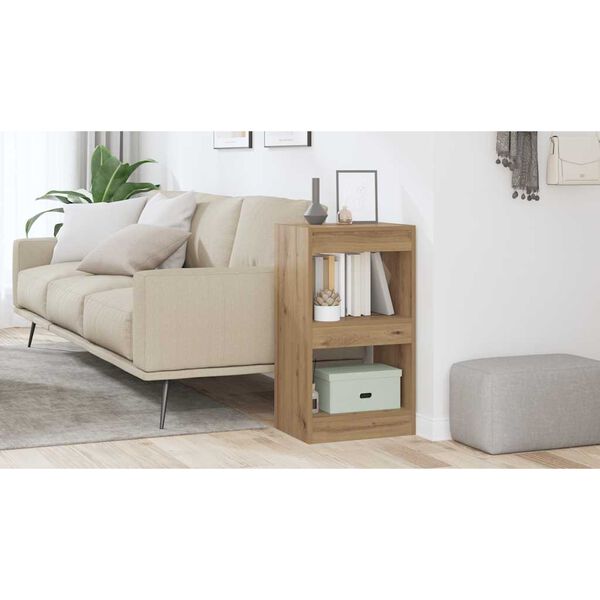 vidaXL Book Cabinet/Room Divider Artisan Oak 40x30x72 cm
