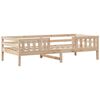vidaXL Bed and Bench Set with Roof without Mattress 90x200 cm