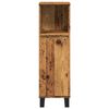 vidaXL Bathroom Cabinet Old Wood 30x30x100 cm Engineered Wood