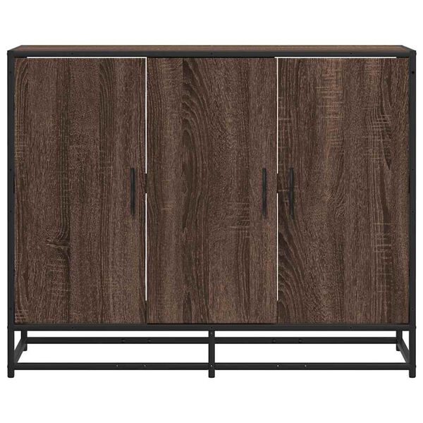 vidaXL Sideboard Brown Oak 94x35x76 cm Engineered Wood