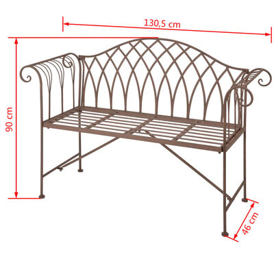 Esschert Design Garden Bench Metal Old English Style MF009