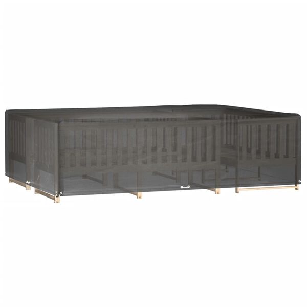 vidaXL Garden Furniture Cover 16 Eyelets 300x200x75 cm Rectangular