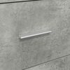 vidaXL Sideboard Concrete grey 38 x 34.5 x 75 cm Engineered wood