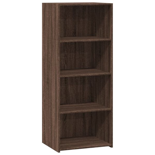 vidaXL Highboard Brown Oak 50x41x124 cm Engineered Wood