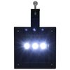 vidaXL Outdoor Solar Lamps 6 pcs LED Square 12 cm Black