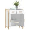 vidaXL Sideboard White 62x38x75 cm Engineered Wood