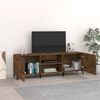 vidaXL TV Cabinet Smoked Oak 150x30x50 cm Engineered Wood