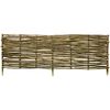 vidaXL Garden Fence Hazel Wood 150x30 cm