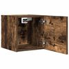 vidaXL Wall Mounted TV Cabinet 4 pcs Smoked Oak 30.5x30x30 cm