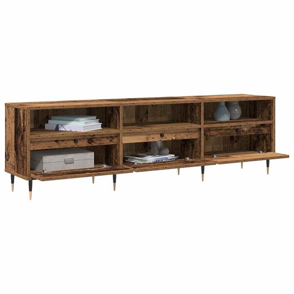 vidaXL TV Cabinet Old Wood 150 x 30 x 45 cm Engineered Wood