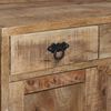 vidaXL Sideboard with Shelves Solid Mango Wood 120x35x200 cm