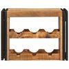 vidaXL Wine Rack Brown 60 x 45 x 33 cm Solid Rough Mango Wood