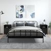 vidaXL Bedside Cabinets 2 pcs Black 40x42x60 cm Engineered Wood