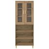 vidaXL Highboard Artisan Oak 69.5 x 34 x 180 cm