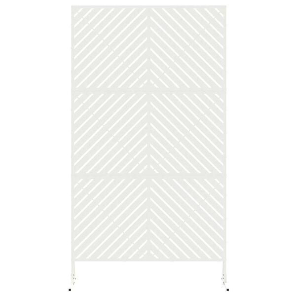 vidaXL Privacy Screen White 100 x 50 x 180 cm Steel