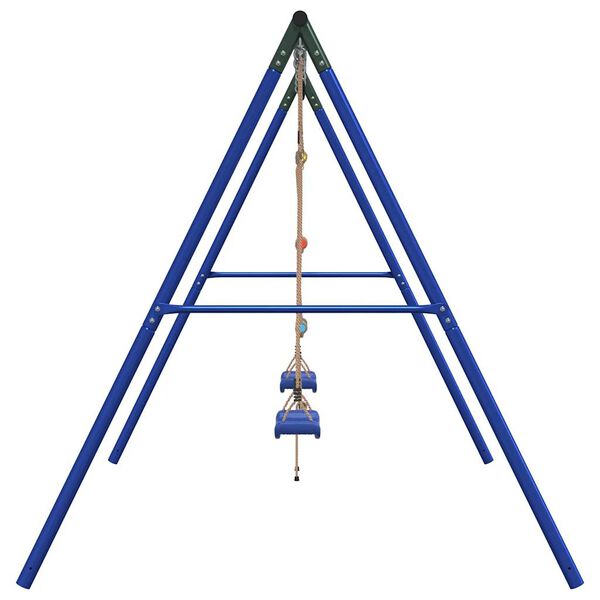 vidaXL Outdoor Swing Set with Swings and Ladder