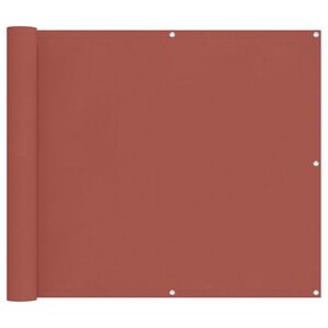 vidaXL Balcony Screen Terracotta 100 x 1000 cm Oxford Fabric