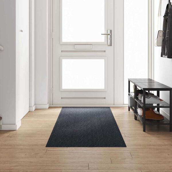 vidaXL Carpet Runner Anthracite 80 x 300 cm Fabric