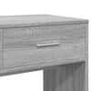 vidaXL Dressing Table with Mirror Grey Sonoma 80x39x80 cm