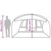 vidaXL Camping Tent Tunnel 5-Person Green Waterproof